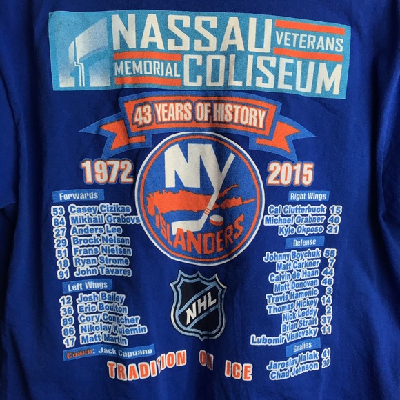 ISLANDERS vintage Nassau Hockey Tshirt (M/L) - Picture 4 of 5